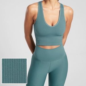 Athleta Aurora Crop Rib Tank